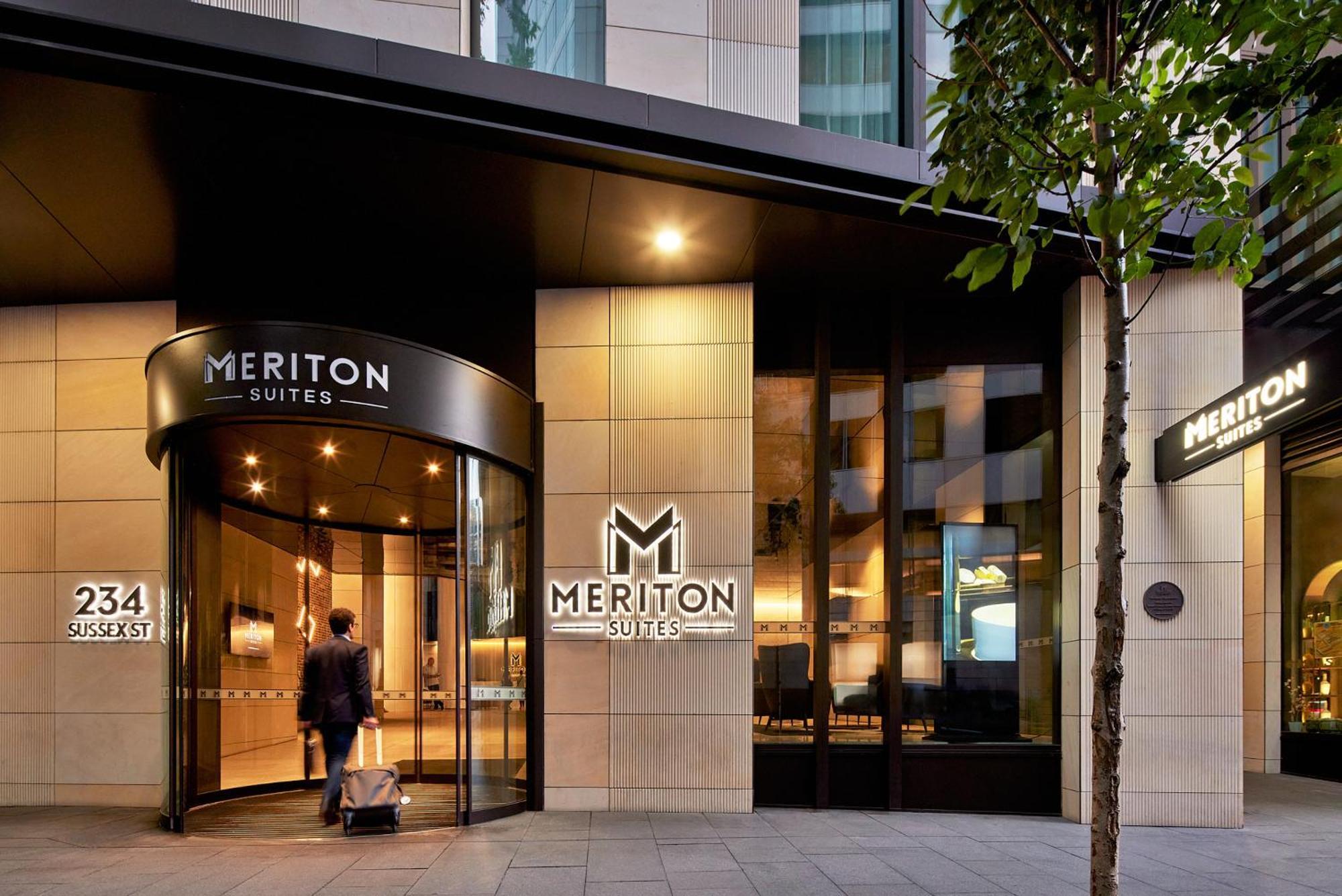 Meriton Suites Sussex Street, Sídney Exterior foto